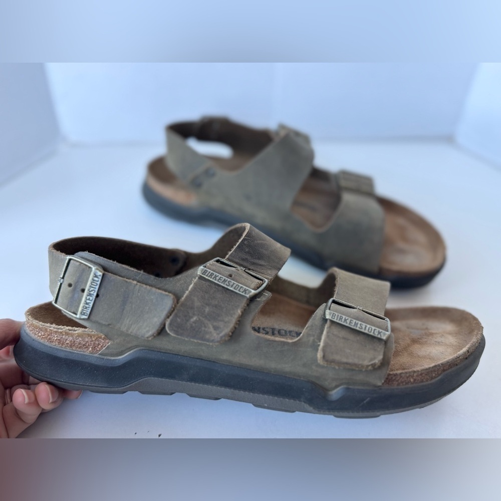 Birkenstock Milano Sling back Buckle Men’s Sandals Shoes Size 42 - Picture 2 of 11